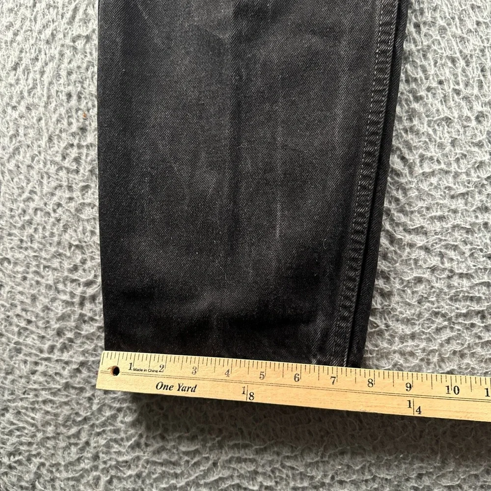 Vtg '99 Levis 550 Jeans Mens 34x32(32x32 Fit) Relaxed Fit Black Straight Leg USA